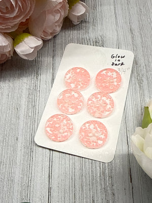 Clear Pink Glow in the Dark