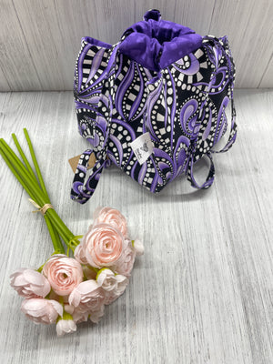 Purple black white small