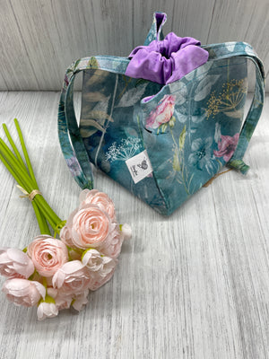 Teal Flowers
