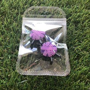 Purple Yarn Balls
