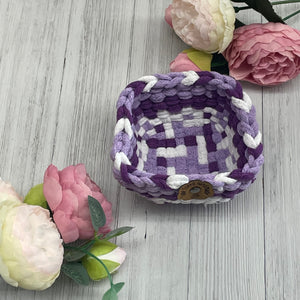 Purple and White