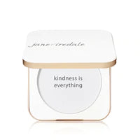 White Refillable Compact