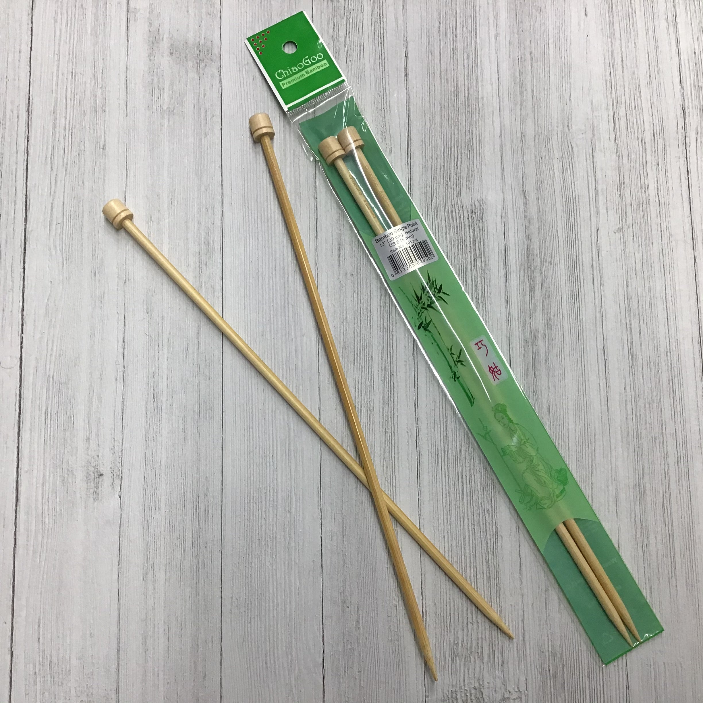  ChiaoGoo Bamboo Circular 12 Knitting Needles: Size 8