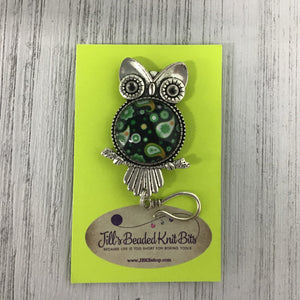 Green Paisley Owl